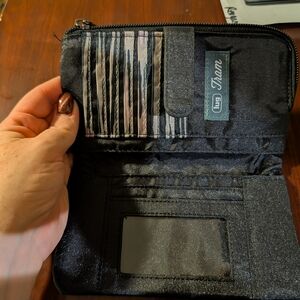 Lug Black and Gray Wallet